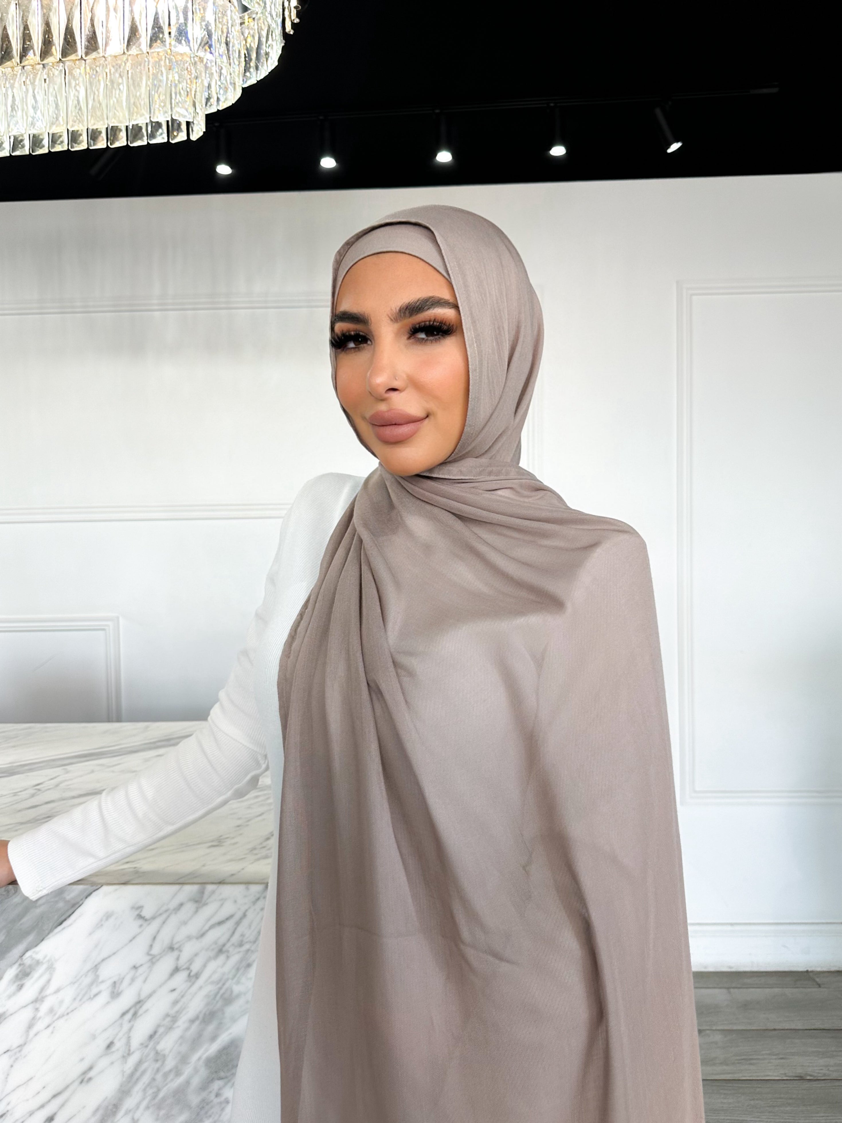 Hijab Set Mushroom Dusty Pink