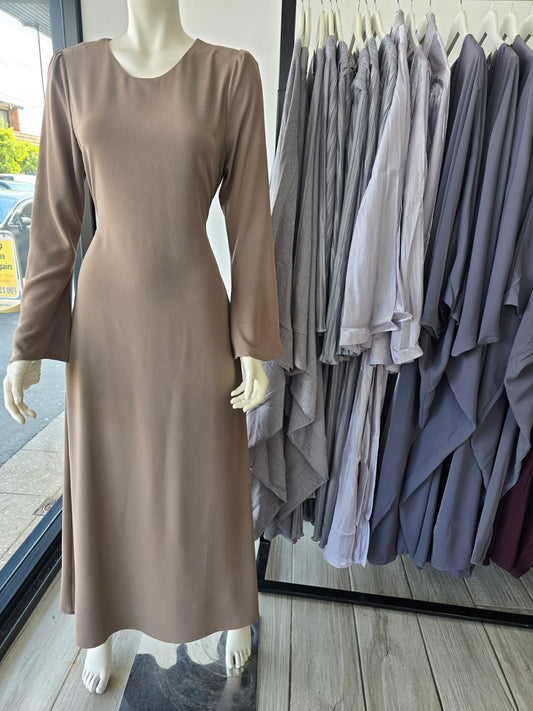 Khloe Dress - Mocha