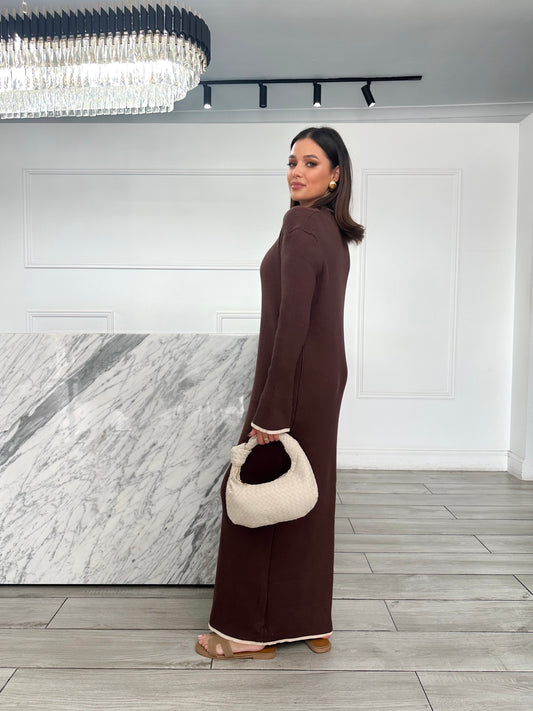 Claudia Dress - Chocolate