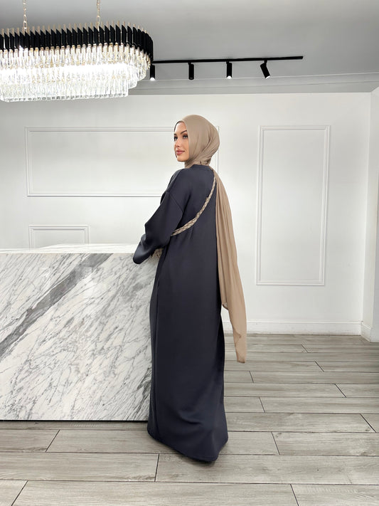 Sweater Dress - Charcoal