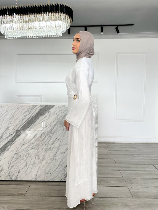 Marigold Dress - White