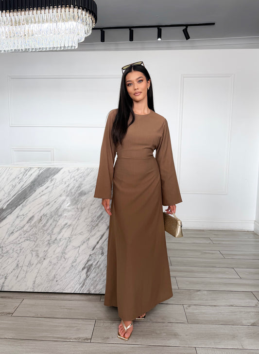 Becka Dress 2.0 - Brown