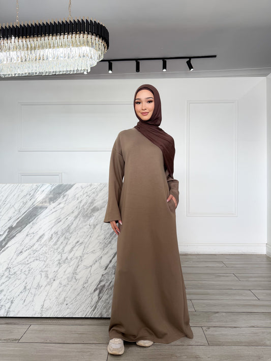 Sweater Dress - Mocha