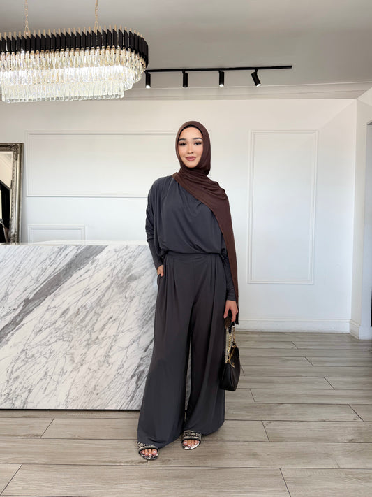 Nahla Set - Charcoal