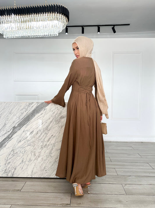 Becka Dress - Brown