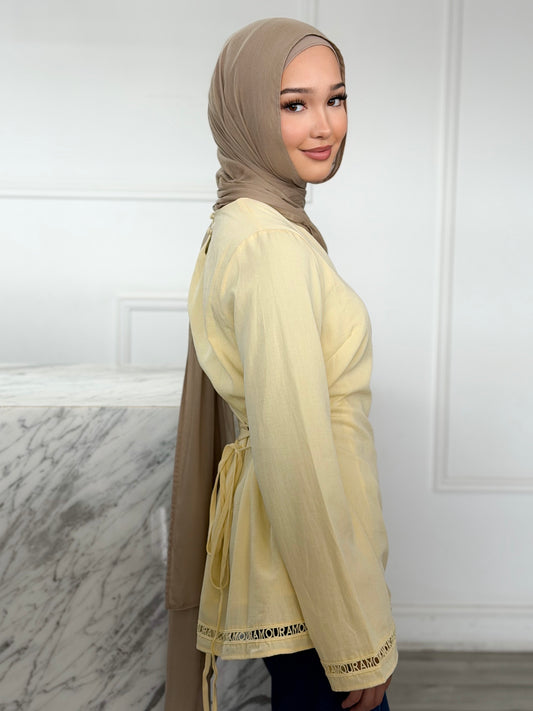 Amour Top - Butter Yellow