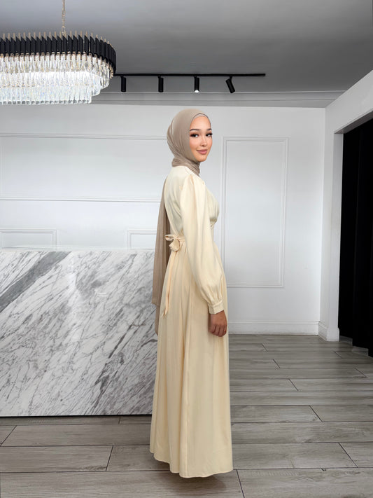 Sibella Dress - Butter Yellow