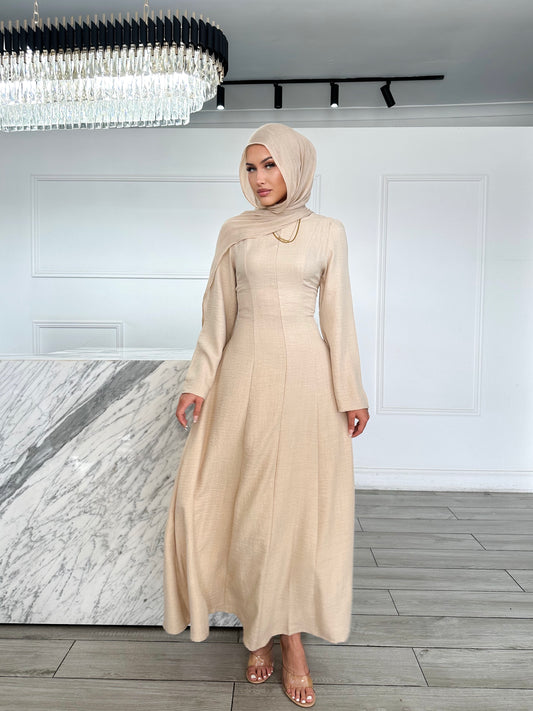 Hajar Dress - Ivory