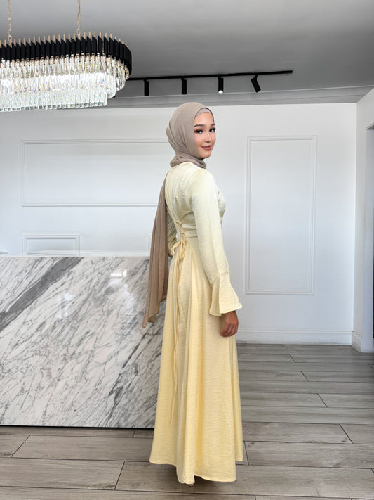 Soraya Dress - Butter Yellow