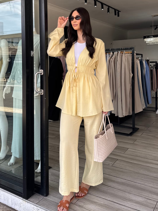 Dawn Set - Butter Yellow