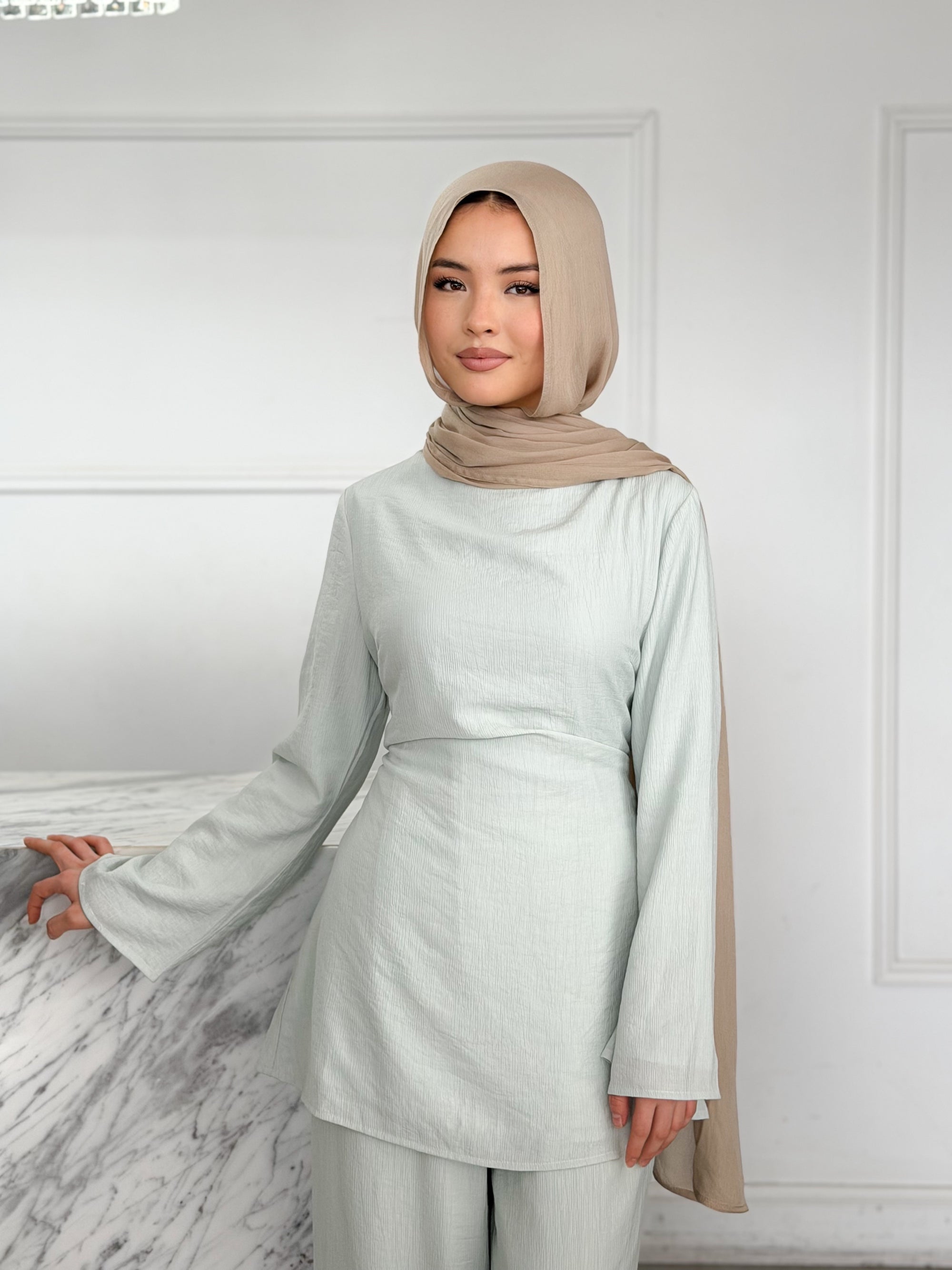 Becka Set - Mint – Dusty Pink
