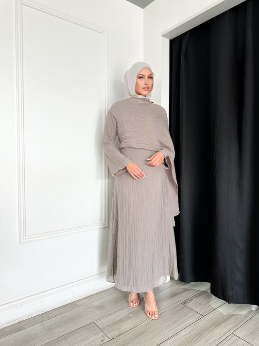 Marigold Dress - Taupe