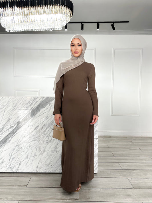 Hannah Dress - Brown