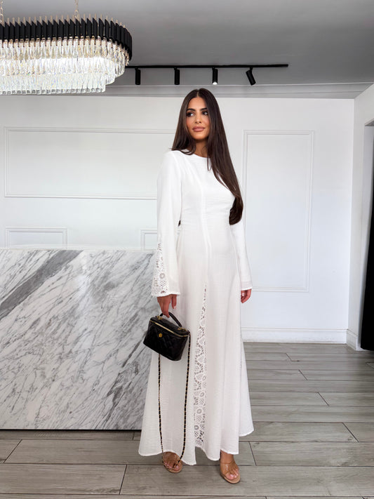 Mirelle Dress - White