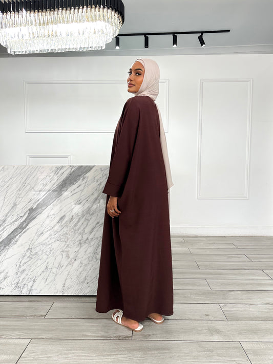 Batwing Abaya 2.0 - Chocolate