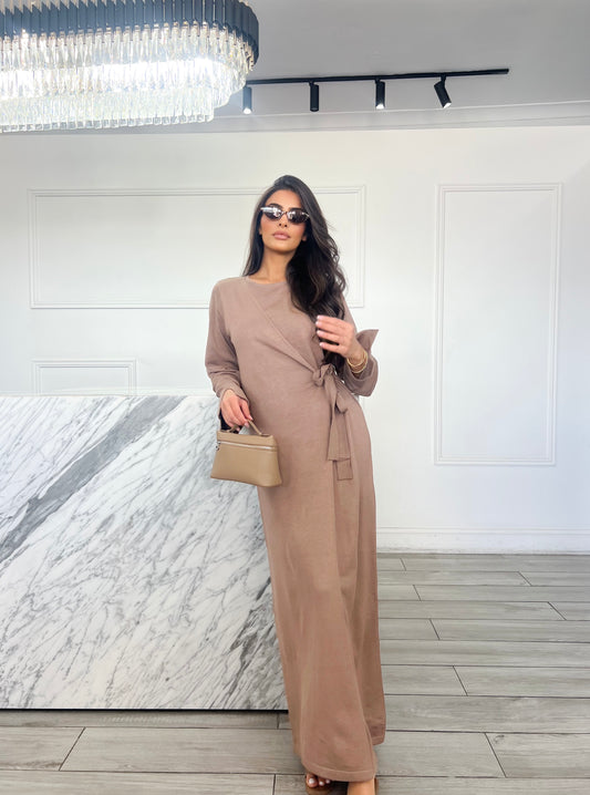 Sidra Knit Dress - Nude