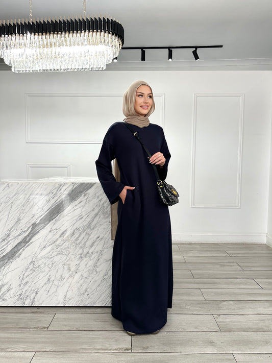 Sweater Dress - Navy