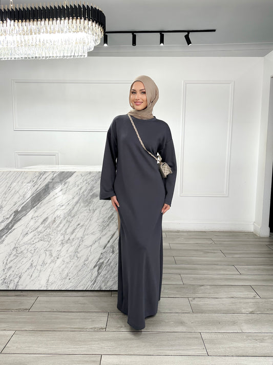 Sweater Dress - Charcoal