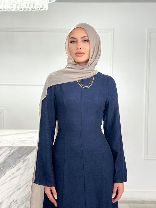 Hajar Dress - Navy