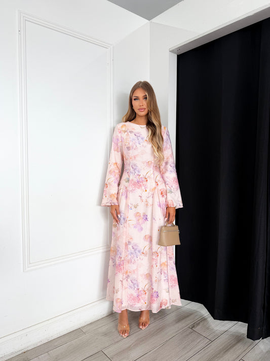 Amelie Dress - Baby Pink