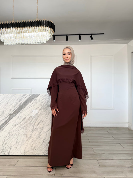 Nancy Dress - Chocolate