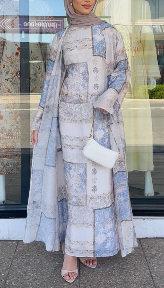 Blue Porcelain Cardigan