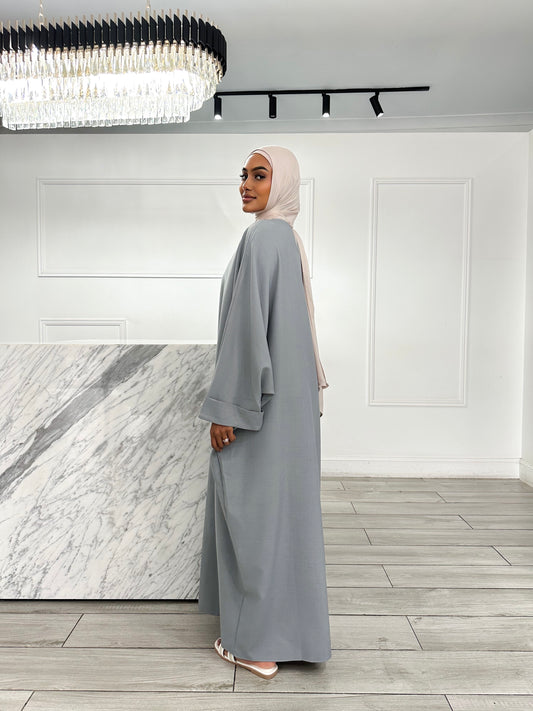 Batwing Abaya 2.0 - Grey