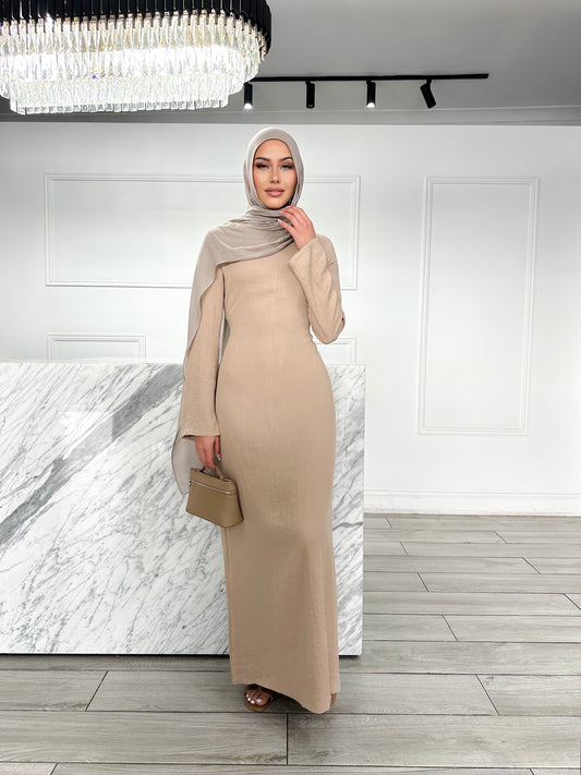 Hannah Dress - Nude