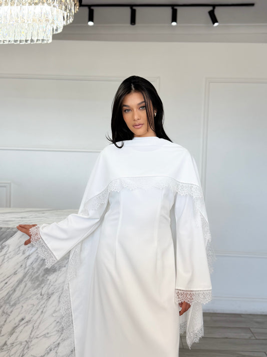 Nancy Dress - White