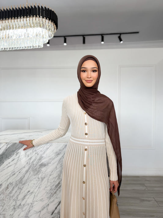 Tuba Knit Dress - Ivory