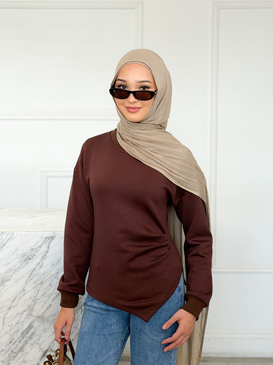Asym Top - Chocolate