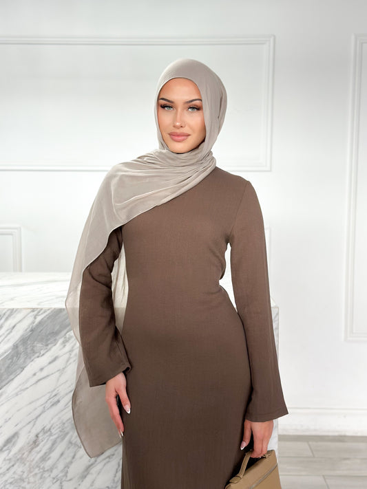 Hannah Dress - Brown