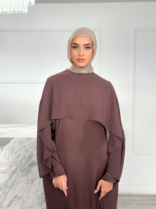 Amina Dress - Chocolate