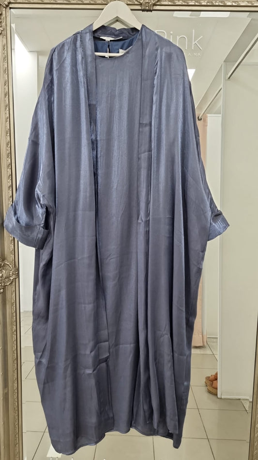 Glam Abaya Set - Blue