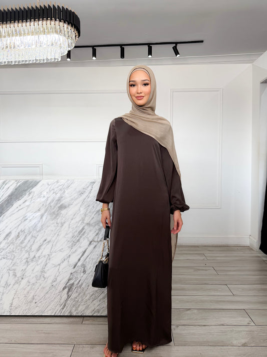 Zaria Dress - Chocolate