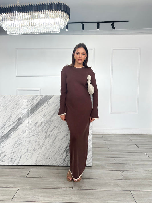 Claudia Dress - Chocolate