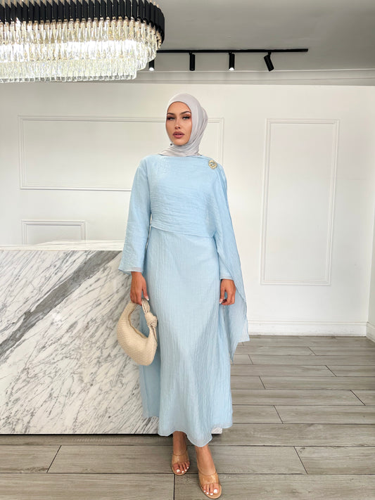 Marigold Dress - Baby Blue