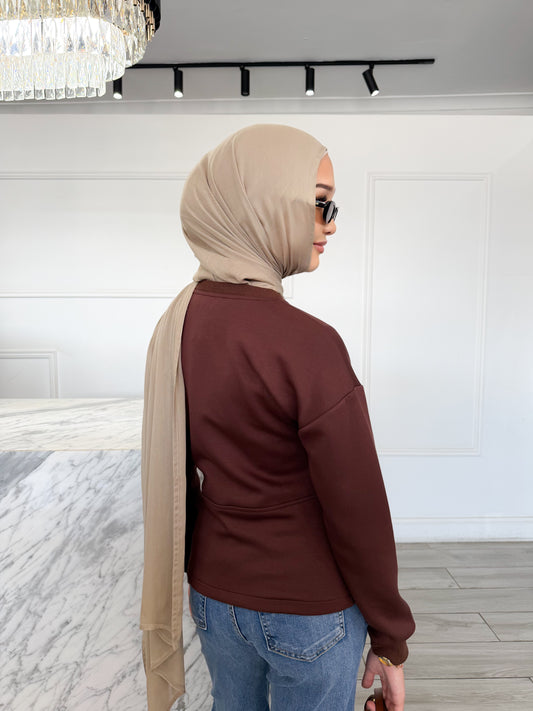 Asym Top - Chocolate