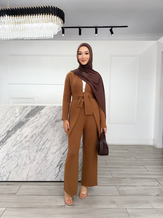Ramia Knit Set - Tan
