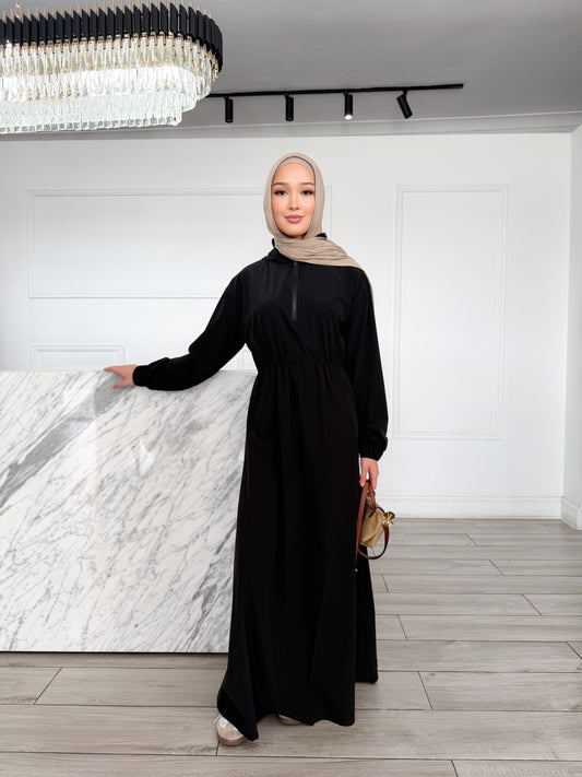 Trench Dress - Black