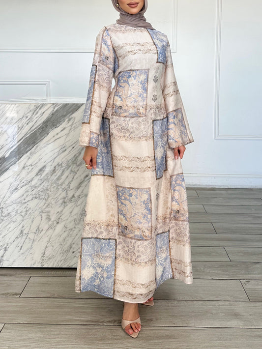 Blue Porcelain Dress