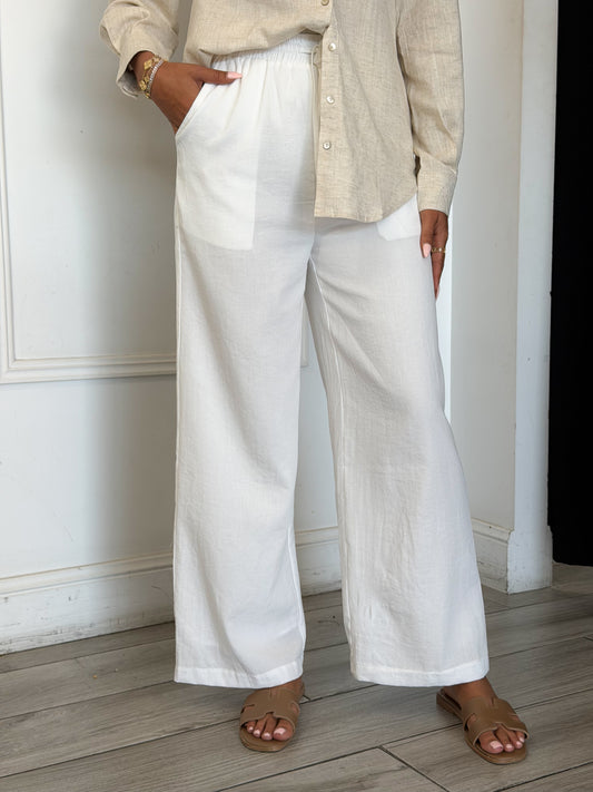 Ayla Pants - White