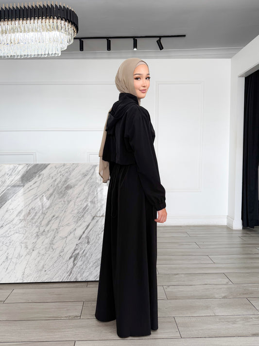 Trench Dress - Black