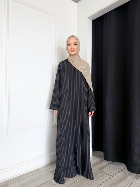 Pinstripe Abaya