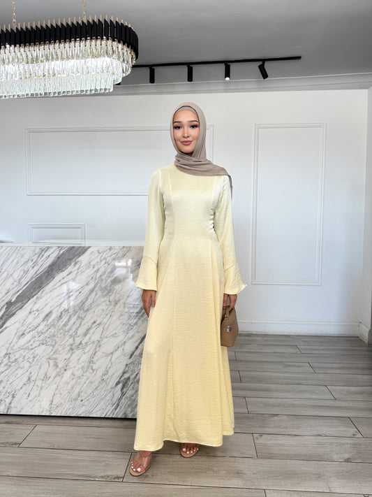 Soraya Dress - Butter Yellow