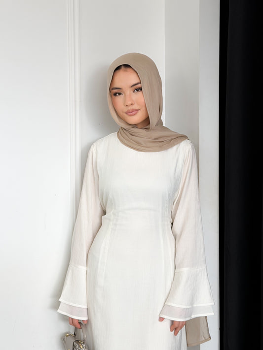 Becka Dress - White