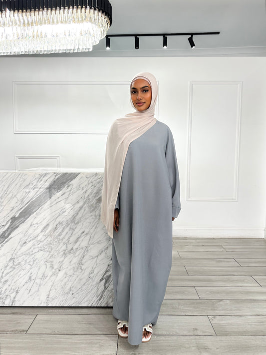 Batwing Abaya 2.0 - Grey