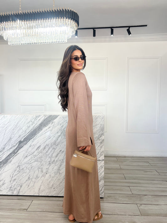 Sidra Knit Dress - Nude
