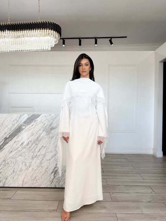 Nancy Dress - White