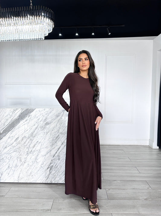 Mayer Dress - Chocolate